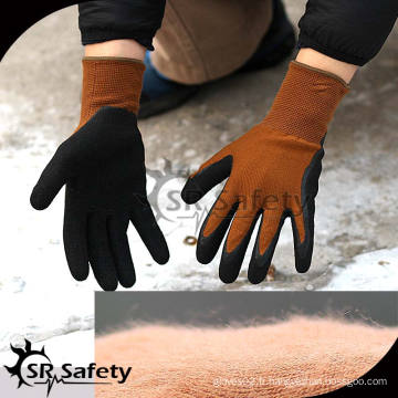 SRSAFETY 13G tricoté Mousse chaude gants chauds en hiver revêtus de latex